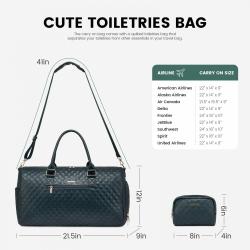 LOVEVOOK Custom Logo New Designer Luxury PU Leather Duffel Weekender Overnight Bags with Shoes Pocket Luggage Travel Duffle Bag