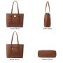 LOVEVOOK New Style office ladies casual pu tote bag large capacity computer shoulder bag business women briefcase laptop handbag