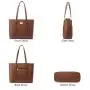 LOVEVOOK New Style office ladies casual pu tote bag large capacity computer shoulder bag business women briefcase laptop handbag