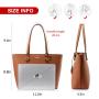 LOVEVOOK Designer 2023 PU Leather Purse Handbags for Mother Large Elegent Shoulder Bag Luxury WomenTote Bags