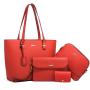 2024 New Luxury Designer Pu Leather Ladies Hand Bags Set 4 In 1 Handbag Sets trendy bags