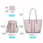 LOVEVOOK custom Women Fashion Handbags Wallet Tote Bag Shoulder Bag Top Handle Satchel Purse and handbag set