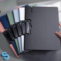 XL304 Secretary Folder PP A4 Noteboard Recycled Plastic Clipboard Foldable Clip Boards Student Writing Mat Board Book Clip