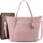 LOVEVOOK wholesale baby Multifunction quilted bags with Pacifier Holder and Changing Pad Stylish large diaper nappy tote bags