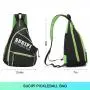 Adjustable Pickleball Sling Bag for Pickleball Paddle with Fence Hook Water Bottle Holder Pickleball Bag Backpack for Men Women