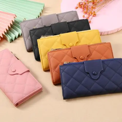 Factory Price Mini Purse Embroidery Pattern Mini Zipper Card Coin Purse Bag PU Clutch Wallet For Women
