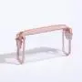 RTS Low MOQ High Quality Transparent Makeup Bag Personalized Candy Zipper Pouch Clear PVC Cosmetic Bag