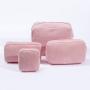 Rts No Moq S M L XL  Mini Coin Purse Striped Make Up Beauty Storage Travel Cosmetic Bag Organizer  Pouches Corduroy Cosmetic Bag