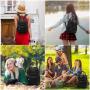 Custom logo Trendy cute bags fashion small daypack Waterproof carry on school bag with USB port college mini backpack for girls