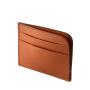 Slim leather card holder men's vegetable tanned card holder customized