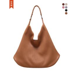 Large Capacity Sac a Main Femme Pleated Hobo Bags Women Hand Bag Tote Handbags for Women