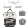 LOVEVOOK Lightweight fashion ladies custom logo office Carry on Nylon casual 15.6 inch with usb nurse women laptop backpacks