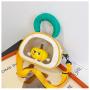 Cute cartoon ita bag crossbody clear window custom shape ita bag