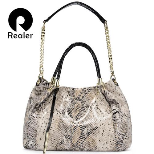 Wholesaler REALER OEM ODM designer handbags famous brands fashion shoulder tote bags for women luxury purses and handbags 2023