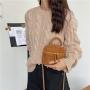 New Design Stylish Girls Side Bags Shoulder Chain Portable Soft Small Crossbody Bag Women Suede Purse Mini Bag