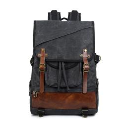 XL063 Retro Customised Styles Drawstring Flap Shoulder Bag European American Style Anti Water Fashion Outdoor Sports Backpack