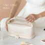Pu Leather Women Makeup Bag Large Capacity 2022 Newest Cosmetic Bag For Ladies Girls Pure Color Korean Style Women Bags Fashion