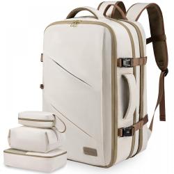 2024 Fashion 4pc/set Travel Backpack Waterproof Expandable 40L TSA-Approved bags large laptop travel backpack for men women