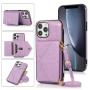 Factory custom leather crossbody phone case leather wallet card holder phone case