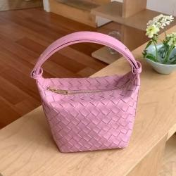 2024 Factory Wholesale Luxury Woven Leather Handbags Fast Shipping Bags Custom Color Small Bags Woven Bags for Women