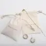 Eco Cotton Linen Drawstring Bag Custom Cosmetic Gift Dust Bag Reusable Personalized Jewelry Packaging Bag