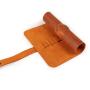 Handmade Vintage Genuine Leather Pencils Wrap Roll up Pen Pencil Holder Case Organizer Bag