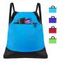 Gelory Gym Sack pack Custom Logo Lightweight Polyester Waterproof Sports Drawstring Backpack Foldable
