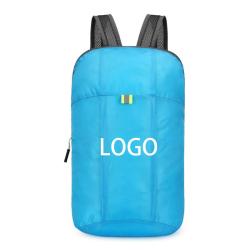 Custom Full Print Ultralight Large Capacity Folding Backpack Wear-resistant Portable Outdoor Hiking Cycling Sports Backpack