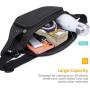 Promotion High Quality Outdoor Sport Fanny Waist Pack Travel Hiking Adjustable Waist Bag With 4 Zipper Pocket