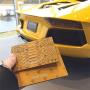 OEM Porte Carte Cuir Tarjetero De Cuero Custom Luxury Women Men Genuine Snake Skin Leather ID Credit Card Holder Wallet