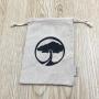 Custom Natura Jute Drawstring Bag