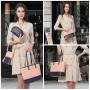 LOVEVOOK 2022 Luxury Designer Leather Women's Purse and Handbags 3 in 1 Hand Bags Set Ladies Shoulder Tote Bag Women Handbags