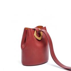 New Design Bucket Crossbody Bag Real Cow Leather Bags Handbags For Women