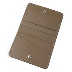 Luxury New Designer Custom Genuine Epsom Bifold Credit Card Cover Mini Card Package Small Leather Business ID Card Holder