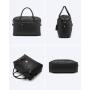 LOVEVOOK 2pcs/set Fashion Leather Travel Duffle Bag for Women Men Vintage Weekender Overnight Bag Gym Sports Bag with Wet Pocket