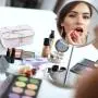 White Travel Bag 4 In 1 Makeup Case Rolling Makeup Trolley Cosmetic Case Make Up Box