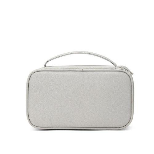 ZF367 Customised Logo Digital Accessories Storage Bag Fashion Clutch Bag Portable Double Mobile Power Pack Waterproof Oxford