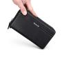 ZF219 Explosive PU Leather Men Wallet Long Zipper Clutch  Phone Bag Casual Double Zipper Business Clip Case Card Case