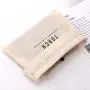 Eco Custom Logo Printing Large Cotton Coin Rice Tea Packing Dust Bag Soild Organic Muslin Cotton Drawstring Pouch
