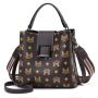 Magnetic Button Custom Bags Tote Soft Leather Ladies Handbags Women Bag Rivet Vintage Fashion Lady Bag CY74322