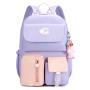 High quality schoolgirls nylon backpack large capacity backpack lovely design young girls schoolbag