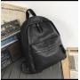 Large capacity soft leather minimalist and versatile backpack