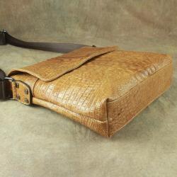 2024 Custom Crocodile Genuine Leather Shoulder Sling Bag For Crossbody Men