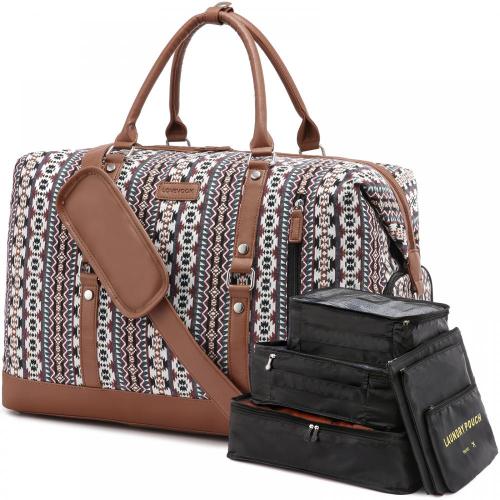 LOVEVOOK 2022 large handbags for women lifestyles bag floral over night duffle bag custom logo gym weekend Luggage travel bags