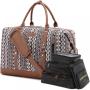 LOVEVOOK 2022 large handbags for women lifestyles bag floral over night duffle bag custom logo gym weekend Luggage travel bags