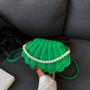 2024 Bag for Women Fashion Female Summer Shoulder Bag Popular Pearl Handbag Chain Crossbody Shell Bag