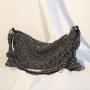 Factory direct new knot rhinestone full diamond evening bag handmade inlaid diamond armpit bag banquet handbag female