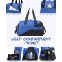 LOVEVOOK Sucipi 45L large sports Duffel Bags with Shoes Compartment for women men Fitness Swimming Yoga Travel luggage bags
