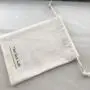 Super Soft Cotton Muslin Gift Drawstring Bag Transparent Cotton Packaging Pouch