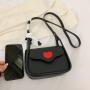 Caring Young Girl Bag 2022 Autumn Fashion Simple Crossbody Bag Fashion Texture One Shoulder Underarm Bag